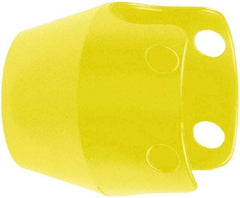 Schneider Electric - Extended Mushroom Head Pushbutton Switch Guard - Yellow - Eagle Tool & Supply