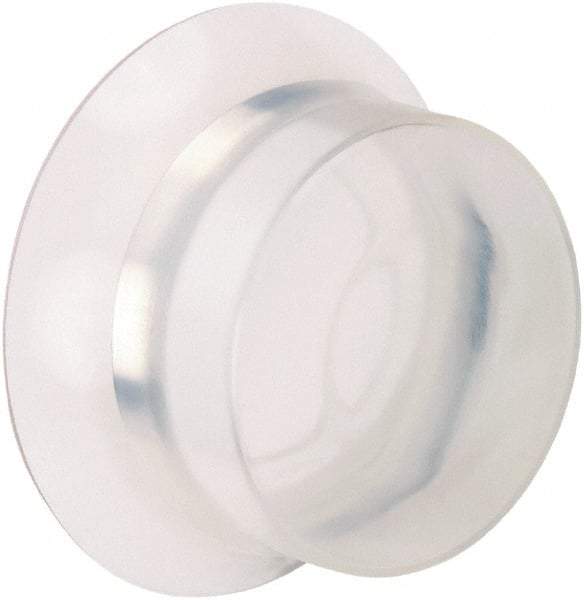 Schneider Electric - Extended Straight Flush Pushbutton Switch Boot - Clear, Round Button - Eagle Tool & Supply