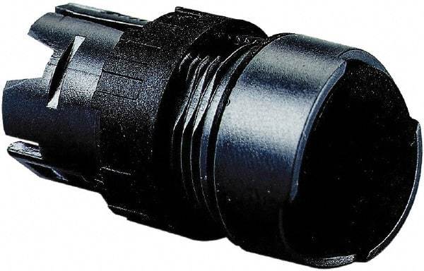 Schneider Electric - 16mm Mount Hole, Flush, Pushbutton Switch Only - Round, Black Pushbutton, Nonilluminated, Momentary (MO), Vibration Resistant - Eagle Tool & Supply