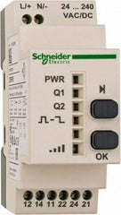 Schneider Electric - Pushbutton Switch Programmable Receiver - Green, Yellow, LED Lamp - Eagle Tool & Supply