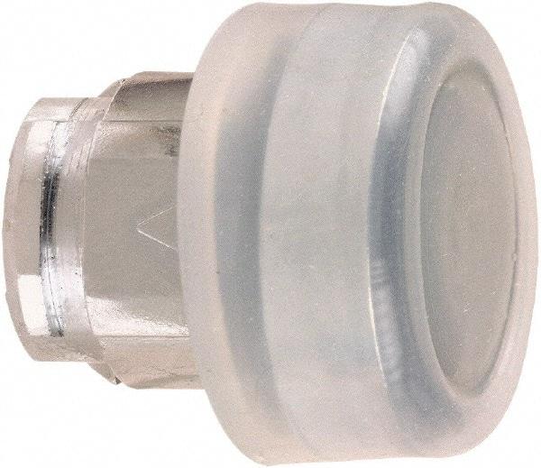 Schneider Electric - 22mm Mount Hole, Extended Straight, Pushbutton Switch Only - Round, Black Pushbutton, Nonilluminated, Momentary (MO) - Eagle Tool & Supply