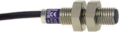 Telemecanique Sensors - PNP, 2.5mm Detection, Cylinder, Inductive Proximity Sensor - 3 Wires, IP67, 12 VDC, 12 VDC, 24 VDC, M8x1 Thread, 33mm Long - Eagle Tool & Supply