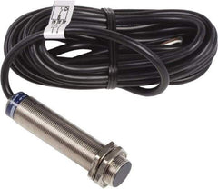 Telemecanique Sensors - 5mm Detection, Cylinder, Inductive Proximity Sensor - 2 Wires, 12 VDC, 12 VDC, 48 VDC, 18mm Wide - Eagle Tool & Supply