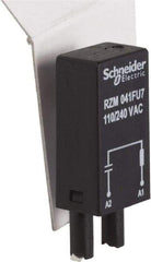 Schneider Electric - 110-240 VAC, Relay Protection Module - For Use with RGZ Sockets (RXG Series), RSZ Sockets (RSB Series) - Eagle Tool & Supply