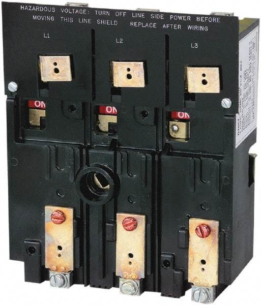 Square D - 1 & 3 Phase, 600VAC, 1 Pole, 0-1, Open Nonfused Cam & Disconnect Switch - 1 Wire - Eagle Tool & Supply