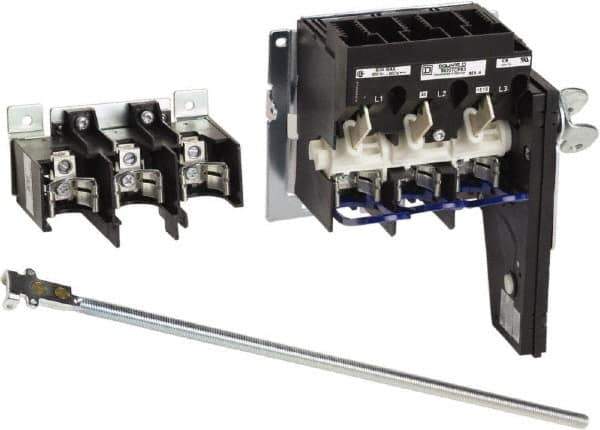 Square D - 1 & 3 Phase, 600VAC, 3 Pole, 1, 4, 12, 3R & 4X, Open Fused Cam & Disconnect Switch - 3 Wires - Eagle Tool & Supply