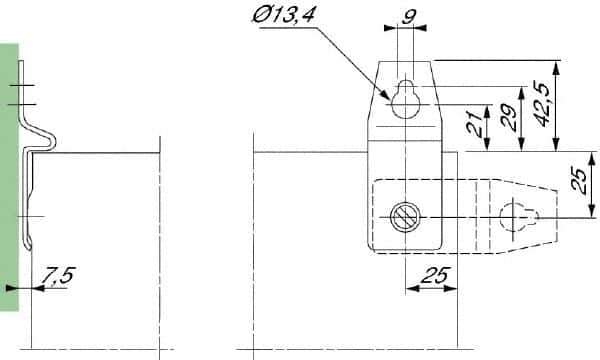 Schneider Electric - Electrical Enclosure Stainless Steel Wall Mount Lug - For Use with CRN Wall Mounting Steel Enclosure/S3X Stainless Steel Wall Mounting Enclosure, RoHS Compliant - Eagle Tool & Supply