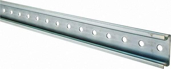 Schneider Electric - 2m Long x 0.6 Inch Wide x 1-1/2 Inch High x Steel DIN Rail - 0.04 Inch Thick - Eagle Tool & Supply