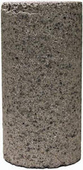 Tru-Maxx - Type 18, 2" Max Diam, 4" Head Thickness, 16 Grit Oval Cone - Zirconia Alumina, Coarse Grade, 5/8-11 Shank Thread - Eagle Tool & Supply