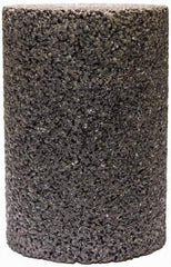 Tru-Maxx - Type 18, 2" Max Diam, 4" Head Thickness, 20 Grit Oval Cone - Zirconia Alumina, Coarse Grade, 5/8-11 Shank Thread - Eagle Tool & Supply