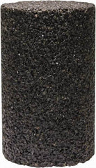 Tru-Maxx - Type 18, 1-1/2" Max Diam, 2-1/2" Head Thickness, 16 Grit Oval Cone - Zirconia Alumina, Coarse Grade, 3/8-24 Shank Thread - Eagle Tool & Supply
