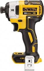 DeWALT - 20 Volt, 1/4" Drive, 20, 125, 152 Ft/Lb Torque, Cordless Impact Driver - 1000, 2800, 3250 RPM, Lithium-Ion, Bare Tool - Eagle Tool & Supply