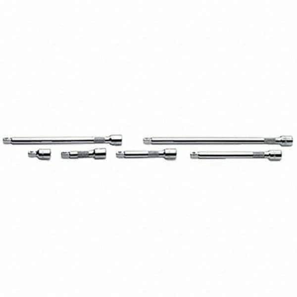 SK - Socket Extension Set - 6 PIECE 3/8"DR W/PLS TRAY WOBBLE EXT SET - Eagle Tool & Supply