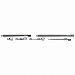 SK - Socket Extension Set - 6 PIECE 3/8"DR W/PLS TRAY WOBBLE EXT SET - Eagle Tool & Supply