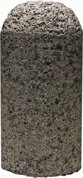 Tru-Maxx - Type 18, 2" Max Diam, 4" Head Thickness, 16 Grit Round Cone - Zirconia Alumina, Coarse Grade, 5/8-11 Shank Thread - Eagle Tool & Supply