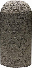 Tru-Maxx - Type 18, 2" Max Diam, 4" Head Thickness, 16 Grit Round Cone - Zirconia Alumina, Coarse Grade, 5/8-11 Shank Thread - Eagle Tool & Supply
