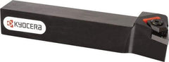 Kyocera - WTKN, Left Hand Cut, 75° Lead Angle, 25mm Shank Height x 25mm Shank Width, Negative Rake Indexable Turning Toolholder - 150mm OAL, TN.. 33.. Insert Compatibility, Series WTKN - Eagle Tool & Supply