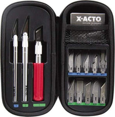 X-ACTO - Hobby Knife Set - 16 Pieces, Includes 3 Knives & 16 Blades - Eagle Tool & Supply