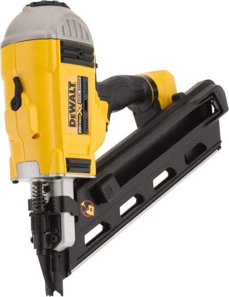 DeWALT - Cordless Framing Nailer - 0.13 Gauge Nail Diameter, 2 to 3-1/2 Inch Long Nail, Lithium-Ion - Eagle Tool & Supply