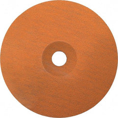 WALTER Surface Technologies - 7" Diam 7/8" Hole 80 Grit Fiber Disc - Ceramic, Series 15-X, Coolcut XX - Eagle Tool & Supply