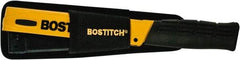 Stanley Bostitch - Manual Hammer Tacker - 1/4, 5/16, 3/8" Staples, 84 Lb Capacity, Yellow, Aluminum Die Cast - Eagle Tool & Supply