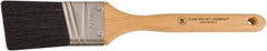 Wooster Brush - 2" Angled Hog Sash Brush - 2-11/16" Bristle Length, 8" Maple Fluted Handle - Eagle Tool & Supply