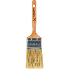 Wooster Brush - 2" Flat Hog Varnish Brush - 2-11/16" Bristle Length, 5-1/8" Maple Dowel Handle - Eagle Tool & Supply