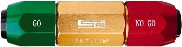 SPI - 0.917 to 1 Inch Ring Diameter Range, M0 Handle Size, Aluminum, Pin Gage Handle - Eagle Tool & Supply