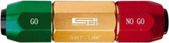 SPI - 0.917 to 1 Inch Ring Diameter Range, M0 Handle Size, Aluminum, Pin Gage Handle - Eagle Tool & Supply