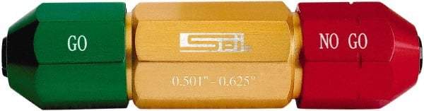 SPI - 0.501 to 0.625 Inch Ring Diameter Range, M0 Handle Size, Aluminum, Pin Gage Handle - Eagle Tool & Supply