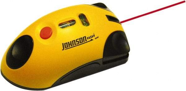 Johnson Level & Tool - 1 Beam 30' (Interior) Max Range Line Laser Level - Red Beam, 1/2" at 20' Accuracy, 4-1/4" Long x 1-3/4" Wide x 2-1/2" High, Battery Included - Eagle Tool & Supply