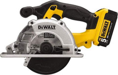 DeWALT - 20 Volt, 5-1/2" Blade, Cordless Circular Saw - 3,700 RPM, 2 Lithium-Ion Batteries Included - Eagle Tool & Supply