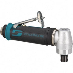 Dynabrade - 1/4" Collet, Angle Handle, Air Angle Die Grinder - 20,000 RPM, Rear Exhaust, 26 CFM, 0.4 hp, 90 psi, 1/4 NPT Inlet - Eagle Tool & Supply