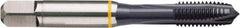 Guhring - 5/8-11 UNC, TiCN Finish, Cobalt Spiral Point Tap - Plug Chamfer, Right Hand Thread, 3.811" OAL, 1.181" Thread Length, 0.48" Shank Diam, 2B/3B Class of Fit, Series 4404 - Exact Industrial Supply