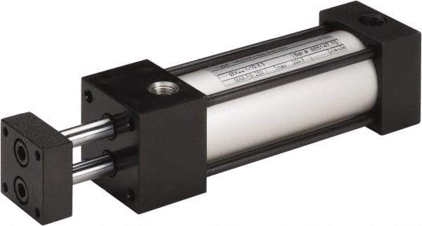 Norgren - 8" Stroke x 2-1/2" Bore Double Acting Air Cylinder - 1/4 Port, 250 Max psi, -20 to 200°F - Eagle Tool & Supply