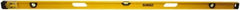 DeWALT - Magnetic 78" Long 3 Vial I-Beam Level - Aluminum, Yellow - Eagle Tool & Supply