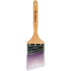 Wooster Brush - 3" Angled Synthetic Sash Brush - 3-3/16" Bristle Length, 7.77" Maple Fluted Handle - Eagle Tool & Supply