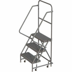 TRI-ARC - Rolling & Wall Mounted Ladders & Platforms Type: Rolling Warehouse Ladder Style: Rolling Platform Ladder - Eagle Tool & Supply
