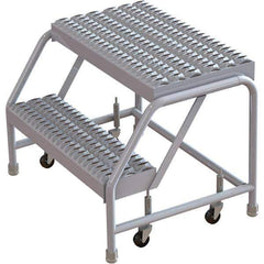 TRI-ARC - Rolling & Wall Mounted Ladders & Platforms Type: Rolling Warehouse Ladder Style: Rolling Safety Ladder - Eagle Tool & Supply