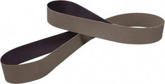 3M - 3-1/2" Wide x 15-1/2" OAL, A100 Grit, Aluminum Oxide Abrasive Belt - Aluminum Oxide, Coated, Cloth Backing, Dry, Series 237AA - Eagle Tool & Supply