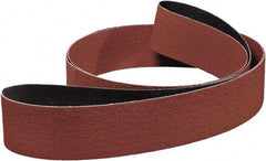 3M - 2" Wide x 48" OAL, 80 Grit, Ceramic Abrasive Belt - Ceramic, Coated, Cloth Backing, Series 963G - Eagle Tool & Supply