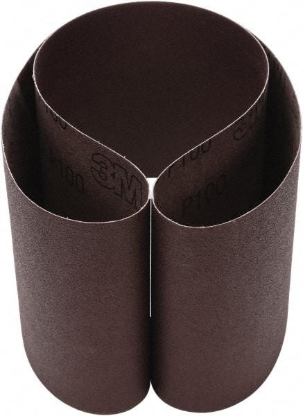 3M - 6" Wide x 48" OAL, 100 Grit, Aluminum Oxide Abrasive Belt - Aluminum Oxide, Coated, Cloth Backing, Series 341D - Eagle Tool & Supply