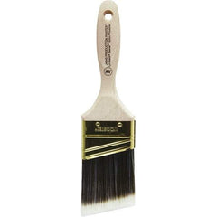 Wooster Brush - 2-1/2" Angled Nylon/Polyester Varnish Brush - 2-15/16" Bristle Length, 5-5/8" Plastic Beavertail Handle - Eagle Tool & Supply