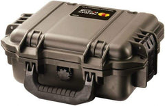 Pelican Products, Inc. - 9-51/64" Wide x 4-45/64" High, Clamshell Hard Case - Black, HPX High Performance Resin - Eagle Tool & Supply