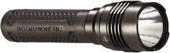 Streamlight - White LED Bulb, 725 Lumens, Industrial/Tactical Flashlight - Black Aluminum Body, 2 CR123A Lithium Batteries Included - Eagle Tool & Supply
