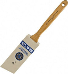 Wooster Brush - 2" Angled Hog Sash Brush - 2-11/16" Bristle Length, 7-7/8" Maple Fluted Handle - Eagle Tool & Supply