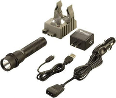 Streamlight - White LED Bulb, 260 Lumens, Industrial/Tactical Flashlight - Black Aluminum Body, 1 3.75V Lithium-Ion Battery Included - Eagle Tool & Supply