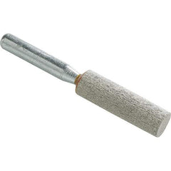WALTER Surface Technologies - 3/8" Head Diam, Cylinder End, Silicon Carbide Mounted Point - Orange, Fine Grade, 37,210 RPM - Eagle Tool & Supply
