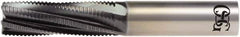 OSG - 5/16" Cutting Diam x 15/16" Length of Cut, 6 Flute, Spiral Router Bit - Diamond Coated, Right Hand Cut, Solid Carbide, 3" OAL x 3/8" Shank Diam, Roughing, 15° Helix Angle - Eagle Tool & Supply