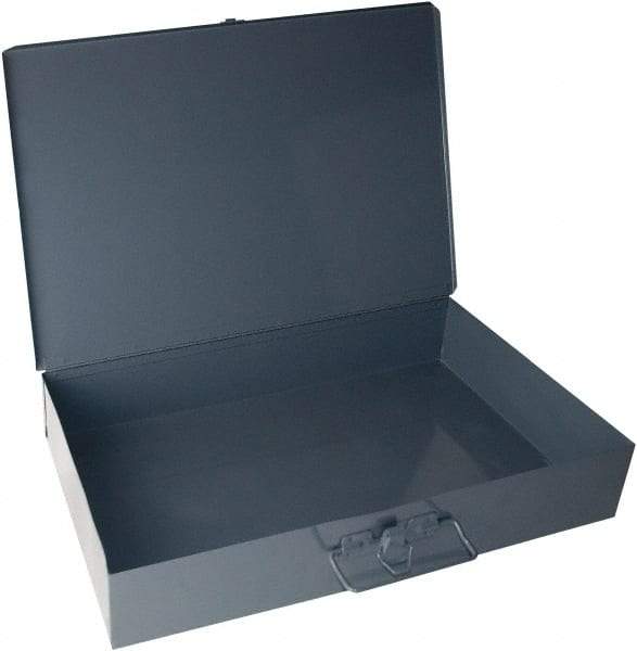 Durham - 13-3/8 Inches Wide x 2 Inches High x 9-1/4 Inches Deep Compartment Box - Steel , 1 Compartment - Eagle Tool & Supply